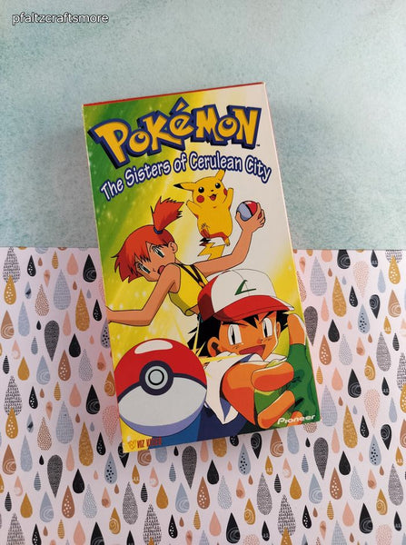 Vintage 1998 Viz Video Pokemon "The Sisters of Cerulean City" VHS Tape