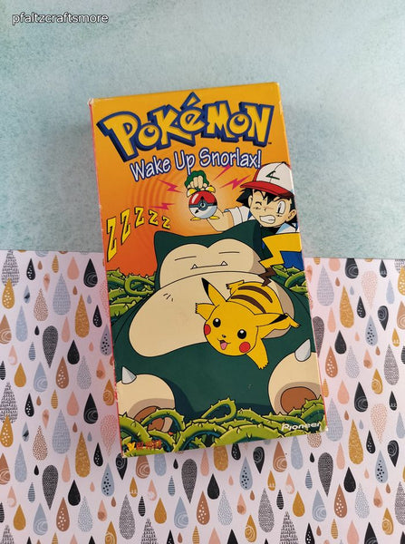 Vintage 1998 Viz Video Pokemon "Wake Up Snorlax!" VHS Tape