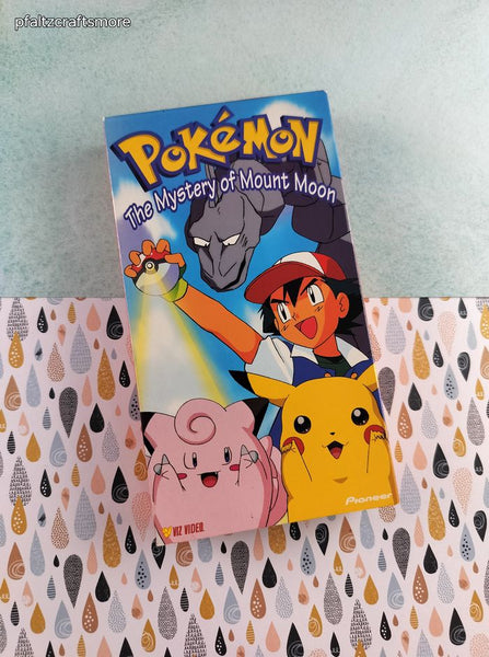 Vintage 1998 Viz Video Pokemon "The Mystery of Mount Moon" VHS Tape