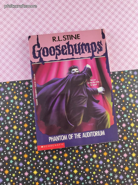 Vintage 1994 1st Printing R.L. Stine Goosebumps #24, Phantom of the Auditorium Softcover, Like New