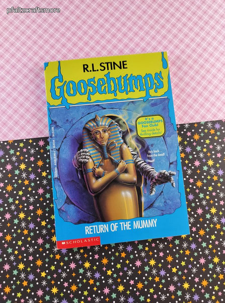 Vintage 1994 1st Printing R.L. Stine Goosebumps #23, Return of the Mummy Softcover, Like New