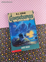 Vintage 1994 1st Printing R.L. Stine Goosebumps #22, Ghost Beach Softcover, Like New