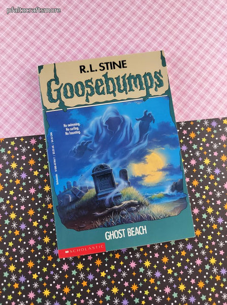 Vintage 1994 1st Printing R.L. Stine Goosebumps #22, Ghost Beach Softcover, Like New