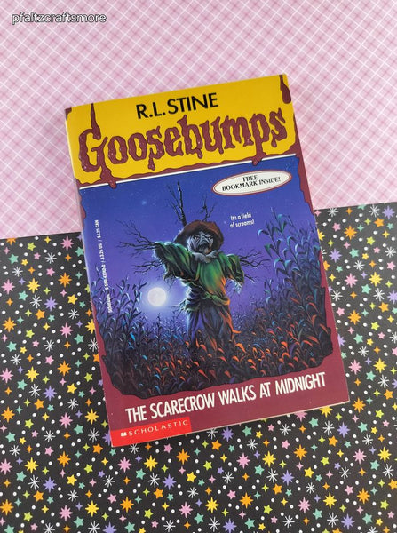 Vintage 1994 1st Printing R.L. Stine Goosebumps #20, The Scarecrow Walks at Midnight Softcover, Like New