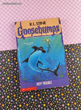 Vintage 1990's R.L. Stine Goosebumps #19, Deep Trouble Softcover