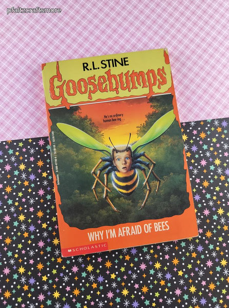 Vintage 1990's R.L. Stine Goosebumps #17, Why I'm Afraid of Bees Softcover