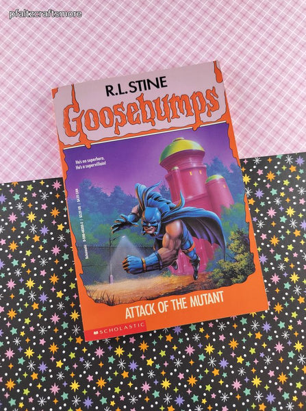 Vintage 1994 1st Printing R.L. Stine Goosebumps #25, Attack of the Mutant Softcover, Like New