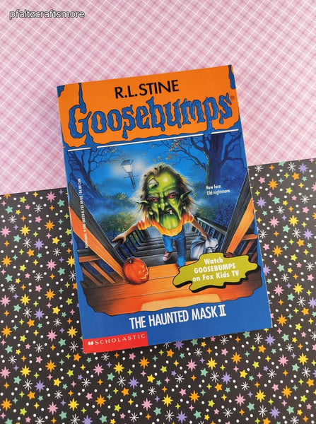 Vintage 1995 1st Printing R.L. Stine Goosebumps #36, The Haunted Mask II Softcover, Like New