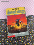 Vintage 1995 1st Printing R.L. Stine Goosebumps #35, A Shocker on Shock Street Softcover, Like New