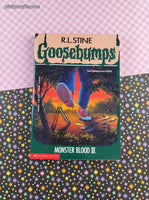 Vintage 1990's R.L. Stine Goosebumps #29, Monster Blood III Softcover, Like New