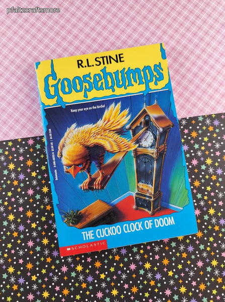 Vintage 1995 1st Printing R.L. Stine Goosebumps #28, The Cuckoo Clock of Doom Softcover, Like New