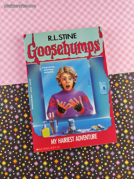 Vintage 1994 1st Printing R.L. Stine Goosebumps #26, My Hairiest Adventure Softcover, Like New