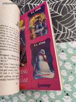 Vintage 1996 1st Printing R.L. Stine Goosebumps #50, Calling All Creeps! Softcover, Like New *With Trading Cards/Bookmark*