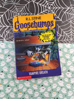 Vintage 1996 1st Printing R.L. Stine Goosebumps #49, Vampire Breath Softcover, Like New