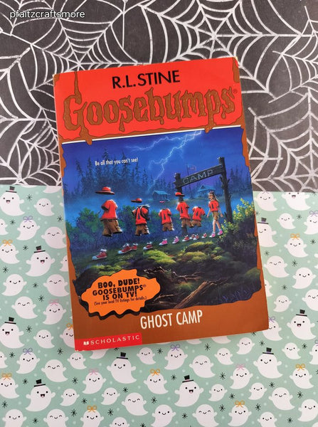 Vintage 1996 1st Printing R.L. Stine Goosebumps #45, Ghost Camp Softcover