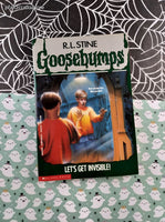 Vintage 1990's R.L. Stine Goosebumps #6, Let's Get Invisible! Softcover, Like New