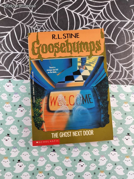 Vintage 1990's R.L. Stine Goosebumps #10, The Ghost Next Door Softcover, Like New