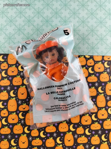 Vintage 2003 McDonald's Madame Alexander Halloween Pumpkin Costume Doll OPEN