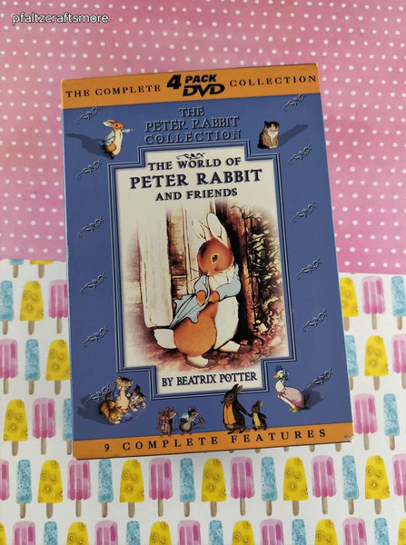 Vintage 2001 GoodTimes The World of Peter Rabbit and Friends Complete 4-Pack DVD Collection