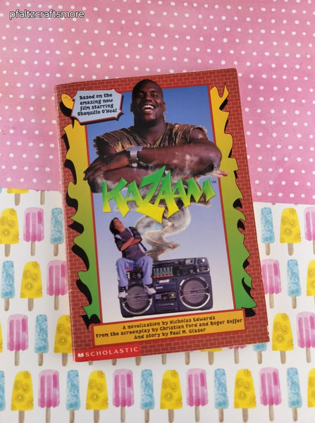 Vintage 1990's Shaquille O'Neal Kazaam Scholastic Softcover