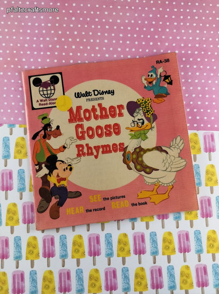 Vintage 1975 Walt Disney's Mother Goose Rhymes *Book Only*