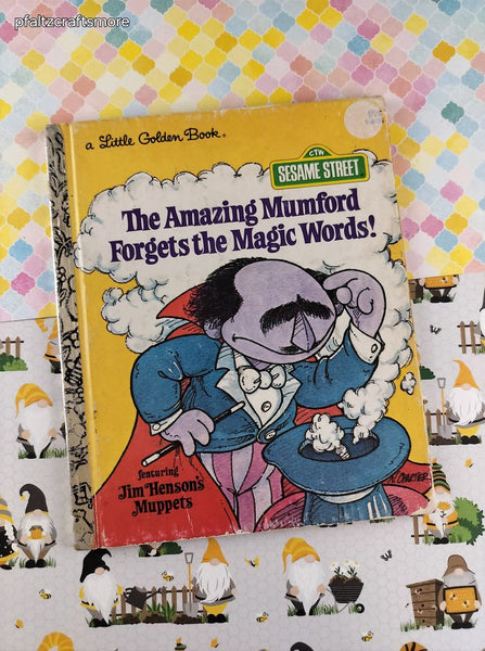 Vintage 1979 Little Golden Book "The Amazing Mumford Forgets the Magic Words!" Hardcover