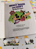 Vintage Little Golden Book "Walt Disney's Mickey Mouse and Goofy: The Big Bear Scare" Hardcover
