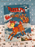 Vintage 1983 1st Printing Rudolph the Red-Nosed Reindeer Golden Pop-Up Hardcover