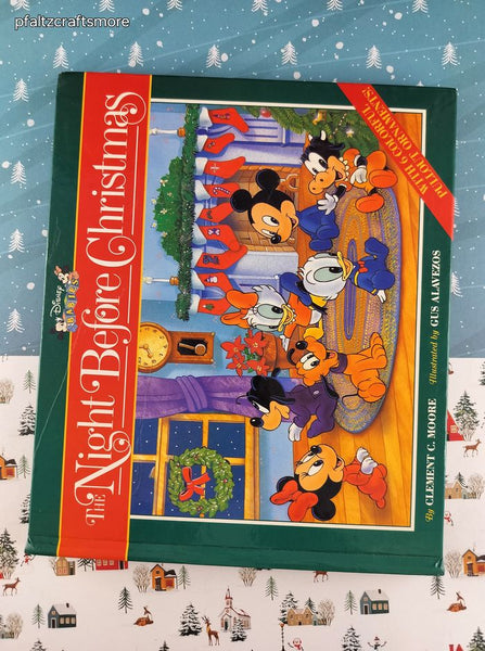 Vintage 1992 1st Edition Disney Babies The Night Before Christmas Hardcover