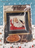 Vintage Christmas Coca-Cola Santa Series #3 Counted Cross Stitch Kit NEW
