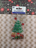 Sandylion Essentials SHINY Christmas Gifts Tree 3-Dimensional Sticker Pack, New/Sealed