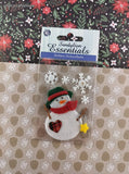 Sandylion Essentials Wintry Snowman 3-Dimensional Sticker Pack, New/Sealed