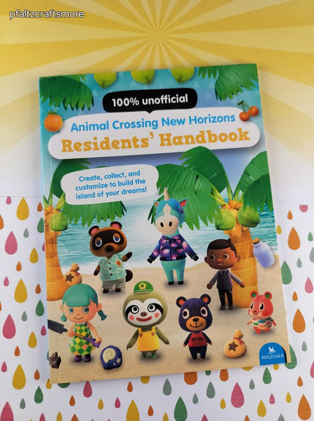 2020 1st Printing Animal Crossing New Horizons Residents' Handbook Softcover, Like New