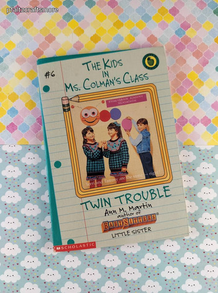 Vintage 1997 1st Printing The Kids in Ms. Colman's Class #6 Twin Trouble Softcover