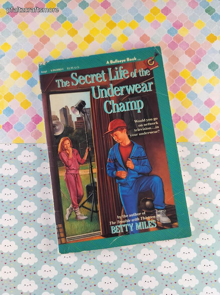 VTG 1988 1st Printing The Secret Life of the Underwear Champ Softcover