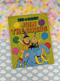 Vintage 1972 Fred & Barney Join the Circus Hanna-Barbera Softcover
