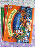 Vintage 1994 Grandreeams USA Christmas Pop-Up Hardcovers Set/3, Like New