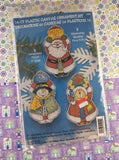 Vintage 14-Ct Plastic Canvas Christmas Ornament #1402 Kit NEW