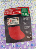Vintage 1986 Merry Christmas Sock #9805 Designs for the Needle Counted Cross Stitch Kit NEW