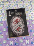Vintage Designs for the Needle Christmas Lace Ornament #1301 Happy Holidays Counted Cross Stitch Kit NEW