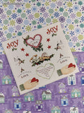 Vintage Susan Branch Merry Christmas Love Joy Full Sticker Sheet, Unused