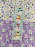 Vintage 1990 Mrs. Grossman's Christmas Cute Snowmen Full Sticker Sheet, Unused