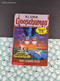 VTG 1995 1st Printing R.L. Stine Goosebumps #52, How I Learned to Fly Softcover