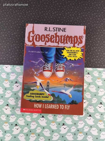 VTG 1995 1st Printing R.L. Stine Goosebumps #52, How I Learned to Fly Softcover