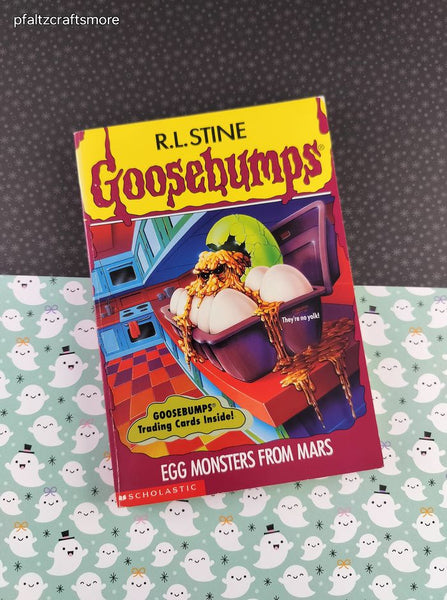 VTG 1996 1st Printing R.L. Stine Goosebumps #42, Egg Monsters From Mars Softcover