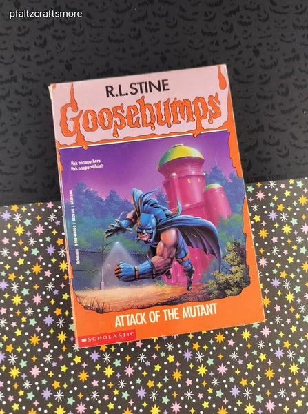 VTG 1994 1st Printing R.L. Stine Goosebumps #25, Attack of the Mutant Softcover