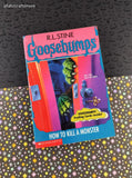VTG 1996 1st Printing R.L. Stine Goosebumps #46, How to Kill a Monster Softcover, Like New