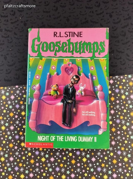 VTG 1995 1st Printing R.L. Stine Goosebumps #31, Night of the Living Dummy II Softcover