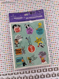 Vintage Hallmark Looney Tunes Rewards Stickers, 8 Sheets New & Sealed