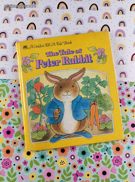 Vintage 1993 Tell-A-Tale Book, The Tale of Peter Rabbit Hardcover